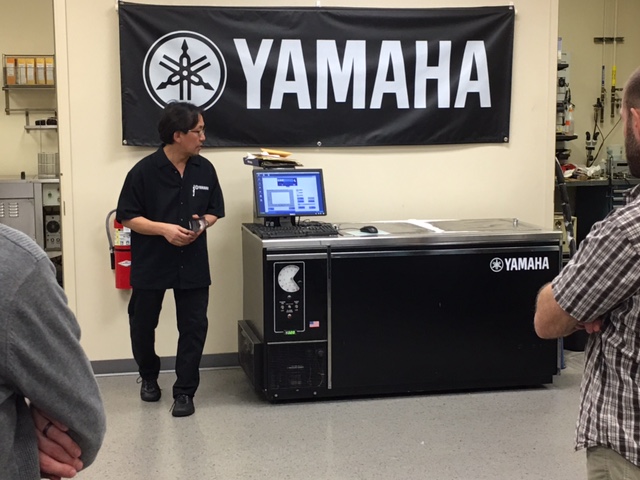 Wayne Tanabe of Yamaha talking about their cryogenic machine for brass instruments.