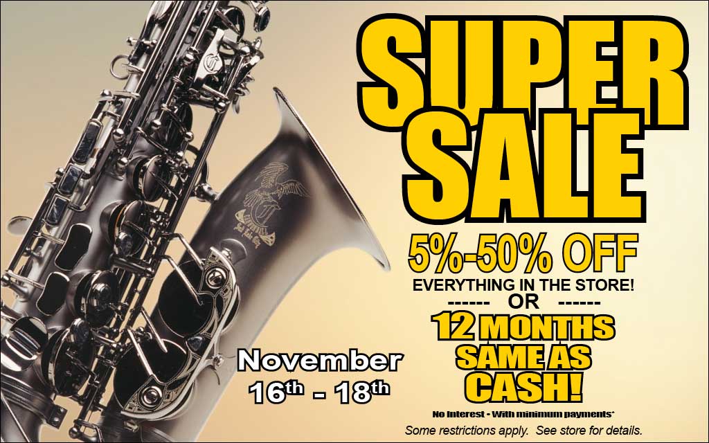2017 SuperSale at Paige's Music In Indianapolis